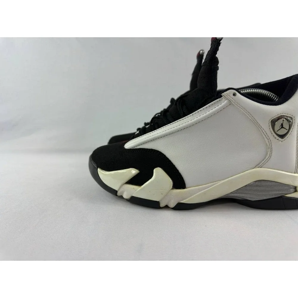 Nike Air Jordan 14 Retro 'Black Toe' 2014 487471-102 Men's Size 8